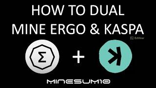 How to dual mine Ergo and Kaspa in Windows - Beta release from BZminer Version 11.0.2 for Nvidia GPU