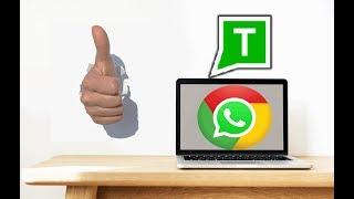 أسهل طريقة  لتشغيل الواتساب على الكمبيوتر في جوجل كروم chrome