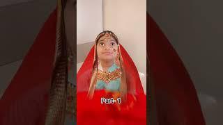 My sister as bride part-1#funny #arshayacrafts #ytshorts