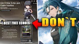 Wuthering Waves DONT PICK WRONG 5⭐ ECHO Top 2 Best FREE Echo to Summon NOW