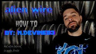  Best ALIEN wire tutorial of year 2023  N.Devine83 coil build #wireart #alien #youzguyz