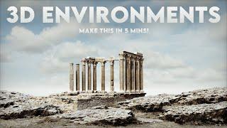 Create Cinematic Environments in Minutes Nvidia Omniverse USD Composer Tutorial