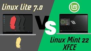 Linux Lite 7.0 vs Linux Mint 22 XFCE  RAM Consumption