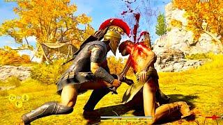 Assassins Creed Odyssey PS5 - Fighting Finishers & Counter Takedowns - Free Roam