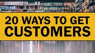 20 راه برای جذب مشتری برای کسب و کار کوچک