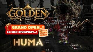 Golden Online  80 Cap Only CH  NoN-Bot  Macro System  Battle Arena  2K GiveAway  #GoldenOnFire