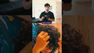 Curly hair routine