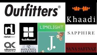 Top 10 clothing brands in Pakistan  top 10 fashion brands in Pakistan.  Pakistani brand list