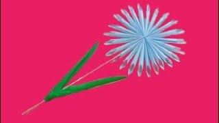 How to Make a Drinking Straw Flower