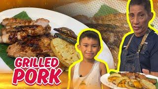 GRILLED PORK  EASY WAY OF COOKING by CHEF BOY LOGRO and MAMAT