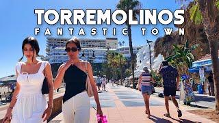 Torremolinos Spain Fantastic Town & Feria San Miguel 2024 Update Costa del Sol  Málaga 4K