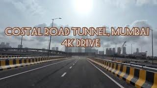 Costal Road Tunnels Mumbai 4K DRIVE