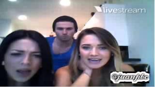 Twitcam Kimberly Dos Ramos celebrando 100K Seguidores