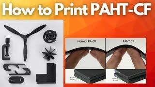 How to Print with Bambu Labs PAHT-CF Filament on a Bambu Labs X1 Carbon 3D Printer