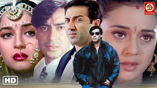 Ajay Devgan Sunny Deol Preity Zinta Madhuri Dixit Bollywood Superhit Hindi Movie  Johnny Lever