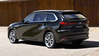 Новая Mazda CX80 2024 года — трехрядный среднеразмерный кроссовер