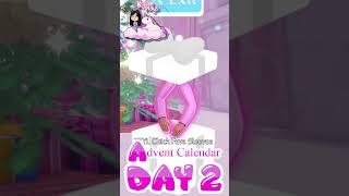 *DAY 2* Advent Calendar in GLITTERFROST ROYALE HIGH  #roblox #royalehigh #glitterfrost #krystinplays