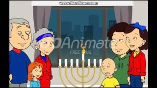 Caillou gets Grounded on Hanukkah