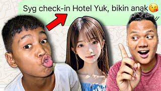 Prank bocil nyamar jadi cewe Jepang sampe diajak ke hotel 