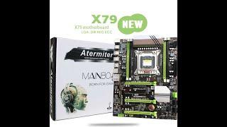 Atermiter X79 Turbo LGA2011 установка подключение