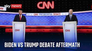 The aftermath of Joe Bidens debate performance against Donald Trump