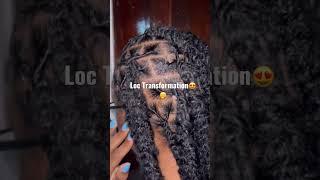 Its 1 year I’ve been Loc’d up #locjourney #youtubeshorts #locstyles #blackhair #locdetox #shorts