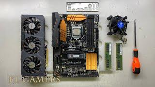 intel Core i5 6600 ASRock H170 Pro4 GIGABYTE RX6600 EAGLE Gaming PC Build