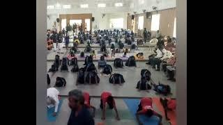 Guruji Doing Yoga with Childrens