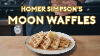 Binging with Babish Homer Simpsons Patented Space Age Out-Of-This-World Moon Waffles