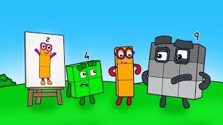 who are you you are not Numberblocks 2 - Numberblocks fanmade coloring story