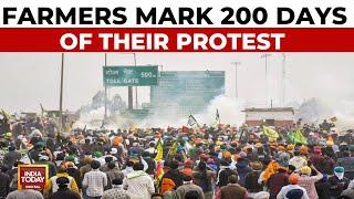 Farmers Mark 200 Days Of Their Protest At The Shambhu Border