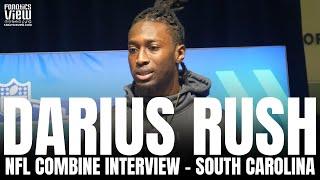 Darius Rush talks NFL Potential Transitioning to Defensive Back & NFL Team Meetings at NFL Combine