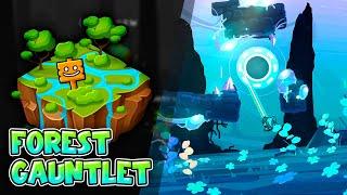 “Forest Gauntlet” Complete All Coins – Geometry Dash