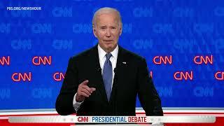 WATCH Biden delivers closing statement at CNN Presidential Debate