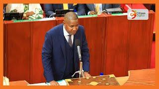 MP Mwengi Mutuse presents his evidence against DP Gachagua during the impeachment debate