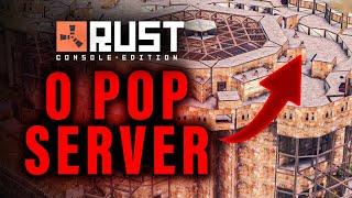 WHAT A 0 POP SERVER LOOKS LIKE ON RUST CONSOLE