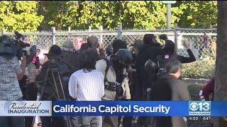 Group Of Antifa Protesters Stopped After Getting Through Barrier At State Capitol