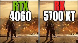 RTX 4060 vs RX 5700 XT Benchmarks