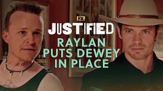 Raylan Puts Dewey in His Place  - Scene  Justified  FX