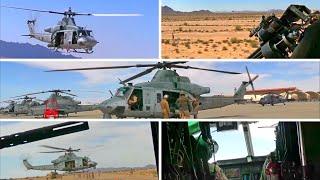 US Marines Showoff Insane Aerial Skills Using UH-1Y Venom Helicopters