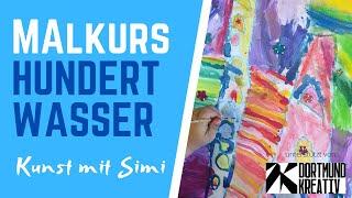 Malkurs für Kinder Hundertwasser Haus