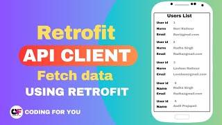 Retrofit Android Studio Tutorial l How to Call API using Retrofit in Android Example in Hindi