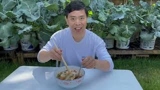 iU-Mienh Waac My Chicken Pho in the backyard in 5 minutes