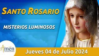 Santo Rosario de Hoy Jueves 4 Julio de 2024 l Amen Comunicaciones l Católica l María