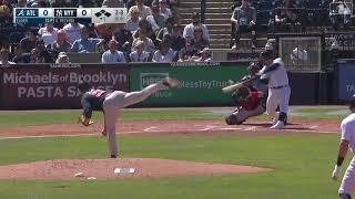 Jose Trevino powers a long grand slam over the left-field wall giving the Yankees an early 4-0