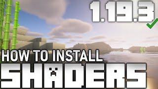 How To Install SHADERS 1.19.3 with Shaders Mod 1.19.3 in Minecraft