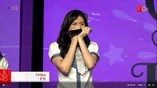 JKT48 JIKOSHOUKAI - CHIKA MAU NGOMONG SESUATU  SG {6 November 2021}