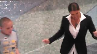 Stephanie McMahon does the #JustKeepDancing Challenge