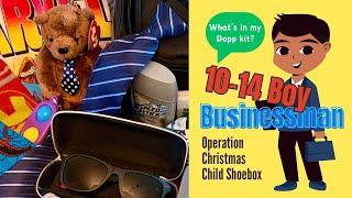 Operation Christmas Child  Boy 10-14  Coming of Age  Businessman Theme  OCC 2024