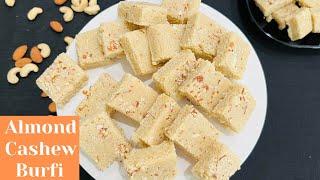 Easy and Delicious Almond Cashew Burfi